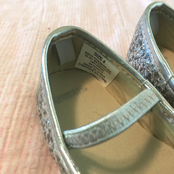 Gymboree Shoes Gymboree Baby Girl Silver Glitter Dress Shoes Poshmark